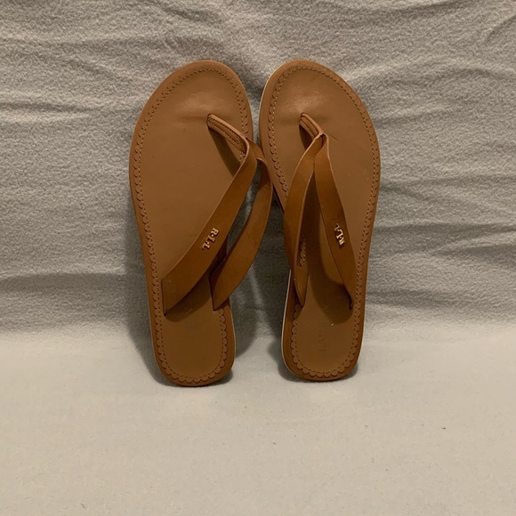 Lauren Ralph Lauren Women's Thong Flip Flops Sandals Brown Size unknown - Picture 4 of 7